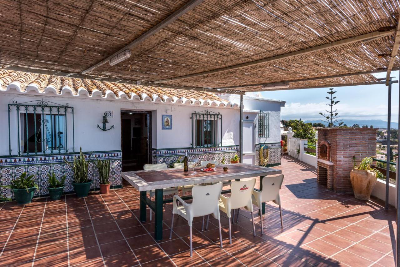 Casa Del Pipa Con Vistas Al Mar Vila Benajarafe Exterior foto